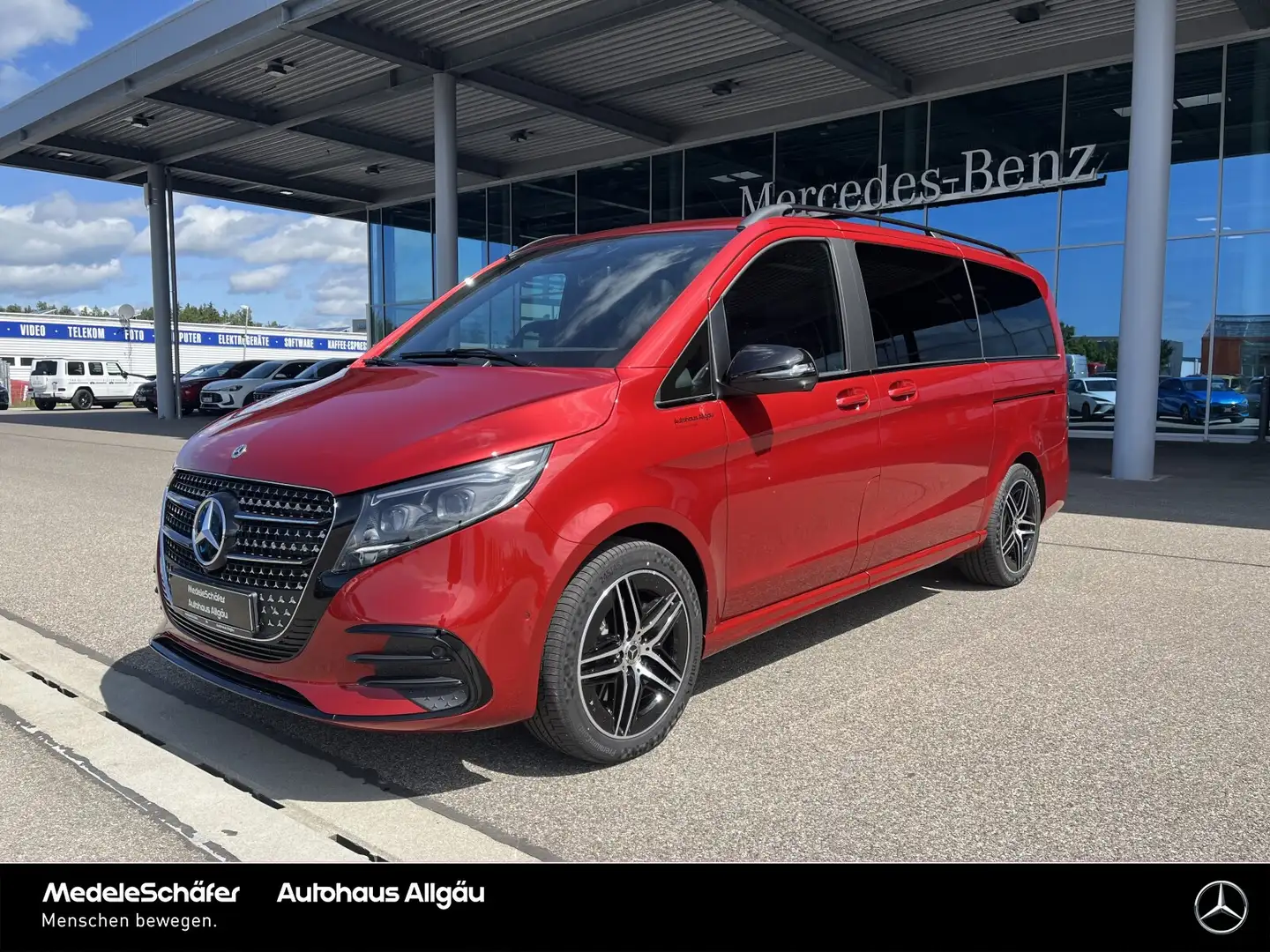 Mercedes-Benz V 300 V 300 d 4MATIC AVANTGARDE Lang AMG Line/4m/Sport Rot - 2
