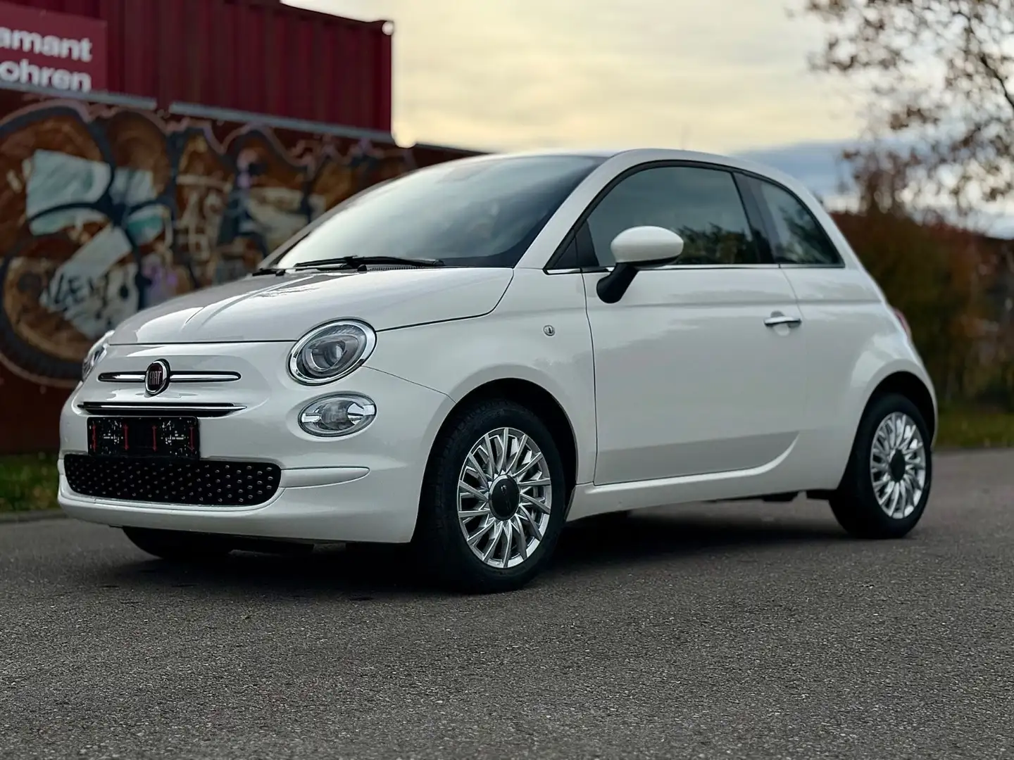 Fiat 500 *CARPLAY*SERVICE NEU*WENIG KM*1HAND Weiß - 1