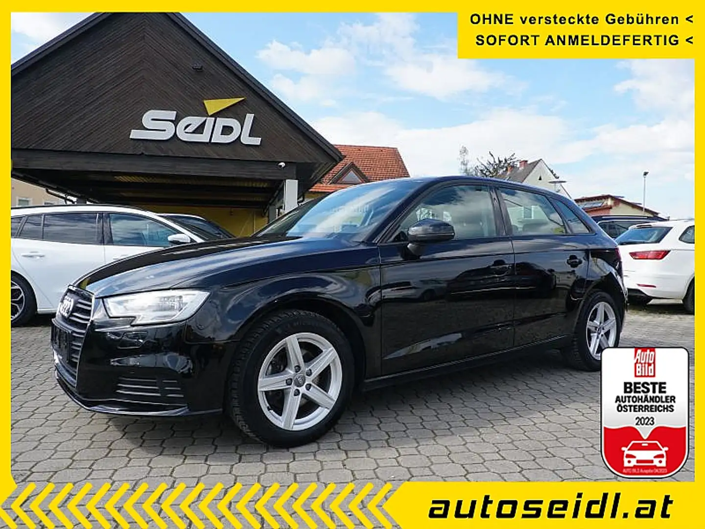 Audi A3 SB 1,6 TDI *NAVI+XENON* Schwarz - 1