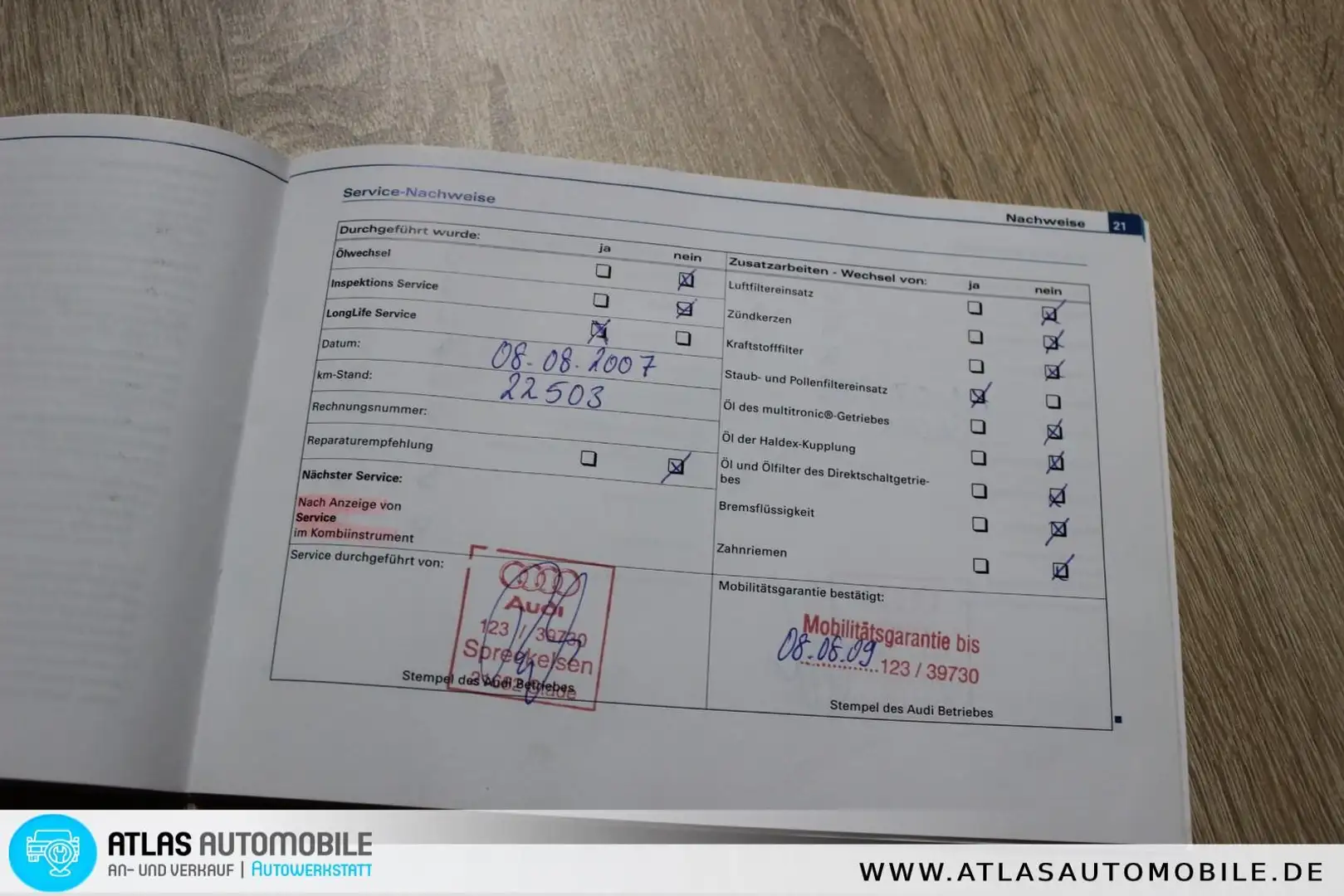 Audi A4 2.0 Multitronic 2.Hand=TOP-ZUSTAN=VOLL-SCHECK Silber - 2