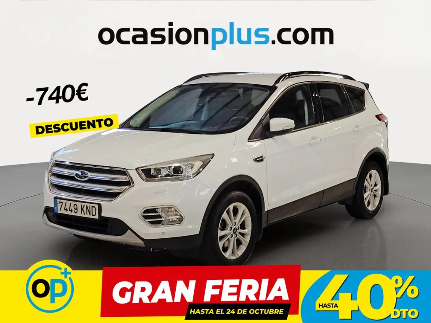 Ford Kuga 1.5 EcoB. Auto S&S Titanium 4x2 150 Blanco - 1