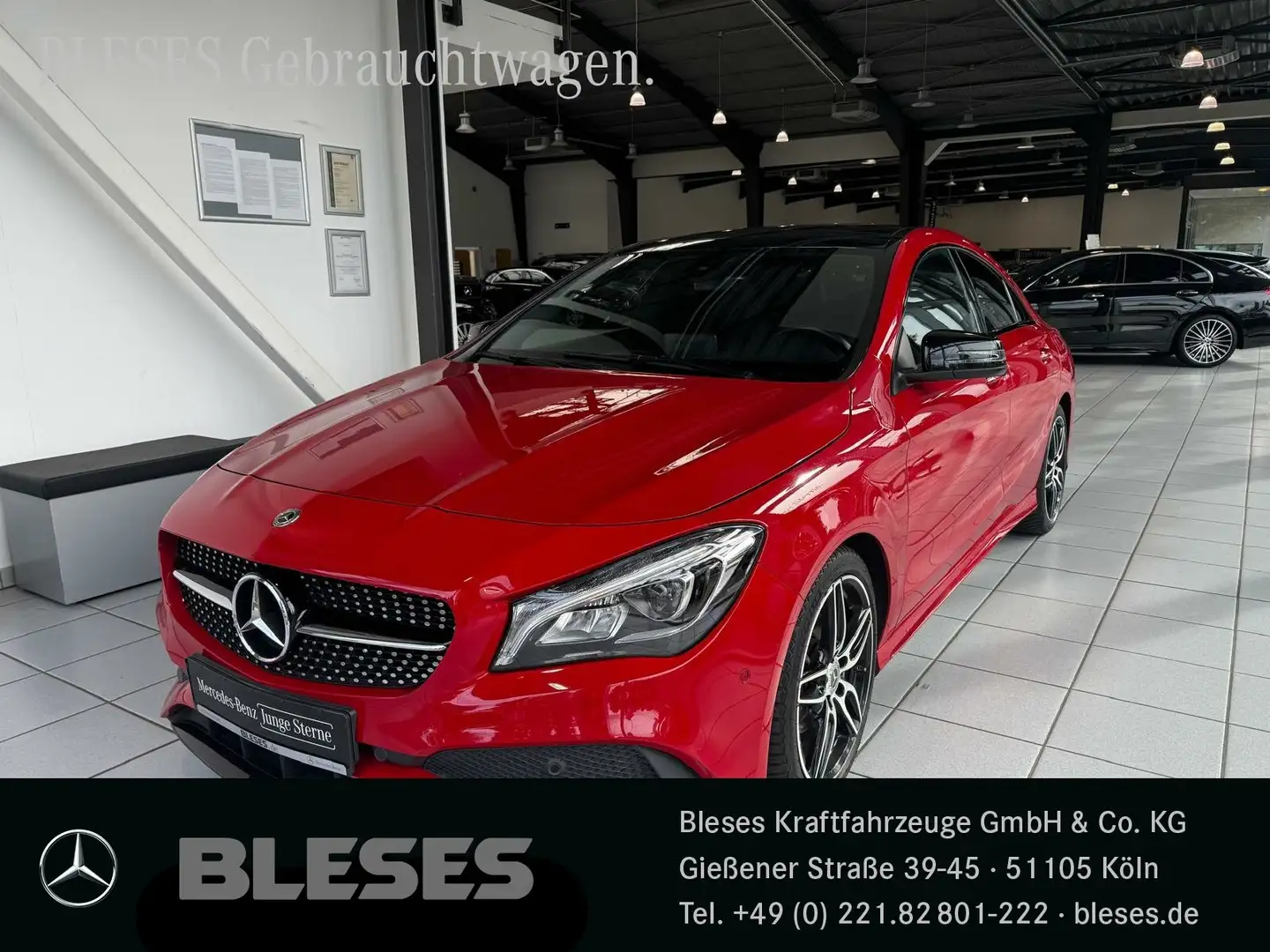 Mercedes-Benz CLA 200 CLA 200 d Coupé AMG Night Pano+Navi+LED+Spiegel-P Rouge - 1