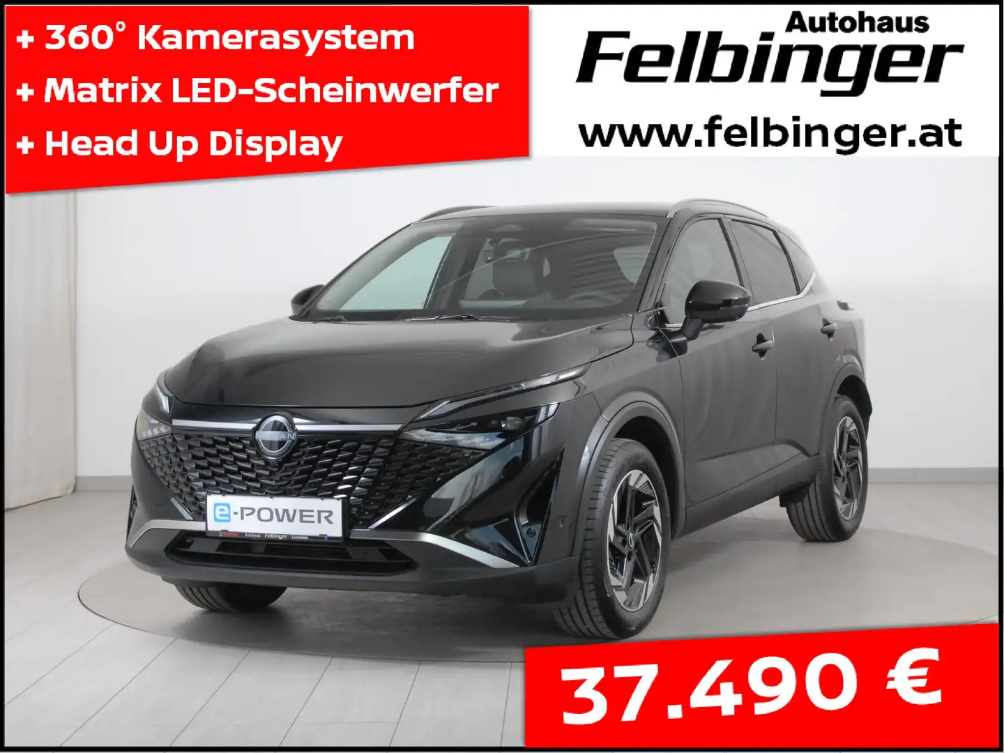 Nissan Qashqai e-POWER 1.5T N-Connecta+ *36.490,- bei Leasing* Schwarz - 1