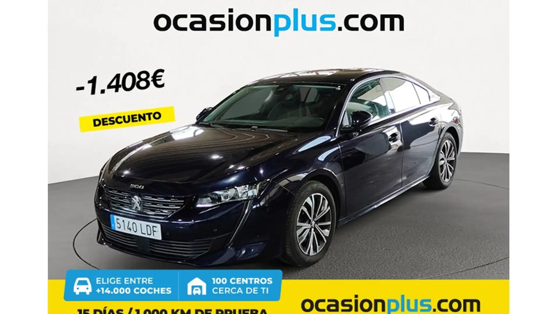 Peugeot 508 1.5BlueHDi S&S Allure EAT8 130 Blauw - 1