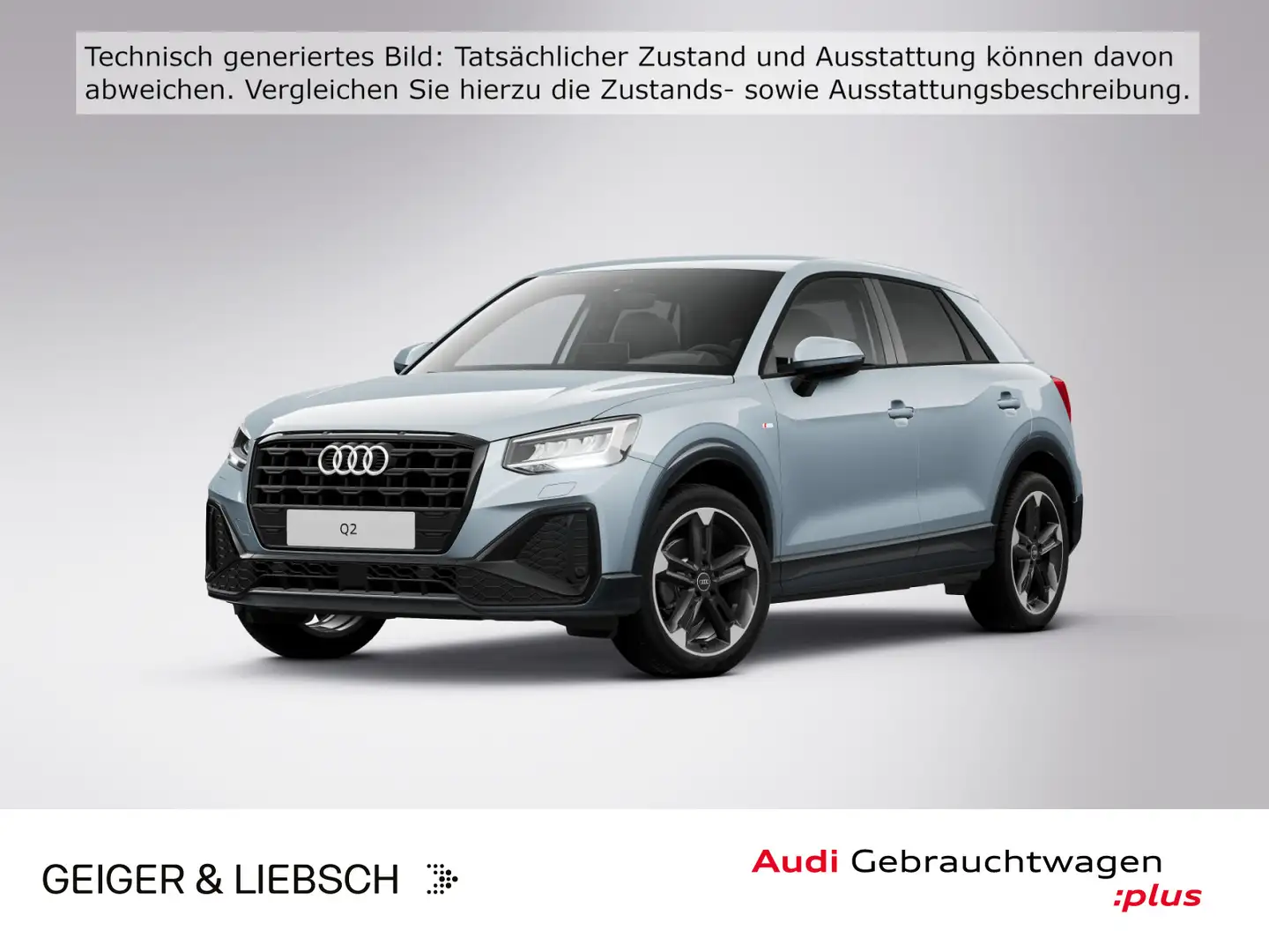 Audi Q2 35 TFSI S-LINE*AHK*NAVI-PLUS*18ZOLL*KAMERA*LE Grau - 1
