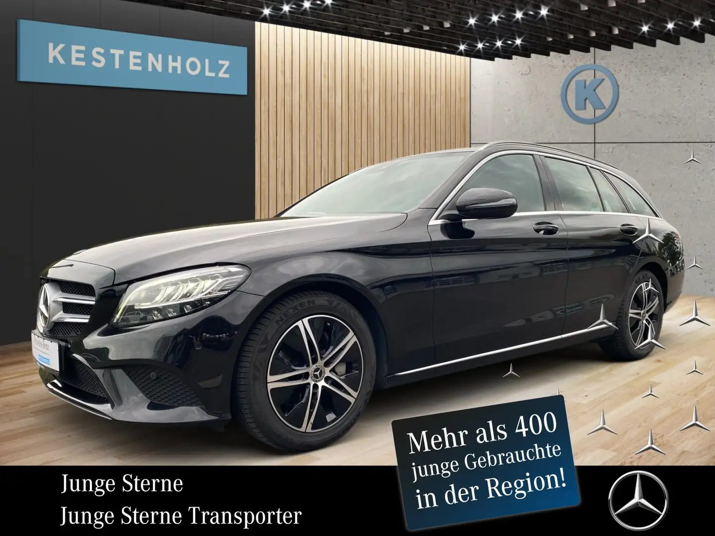 Mercedes-Benz C 300 C 300 d T-Modell *AVANTGARDE*AHK*PANO*SHZ* Nero - 1