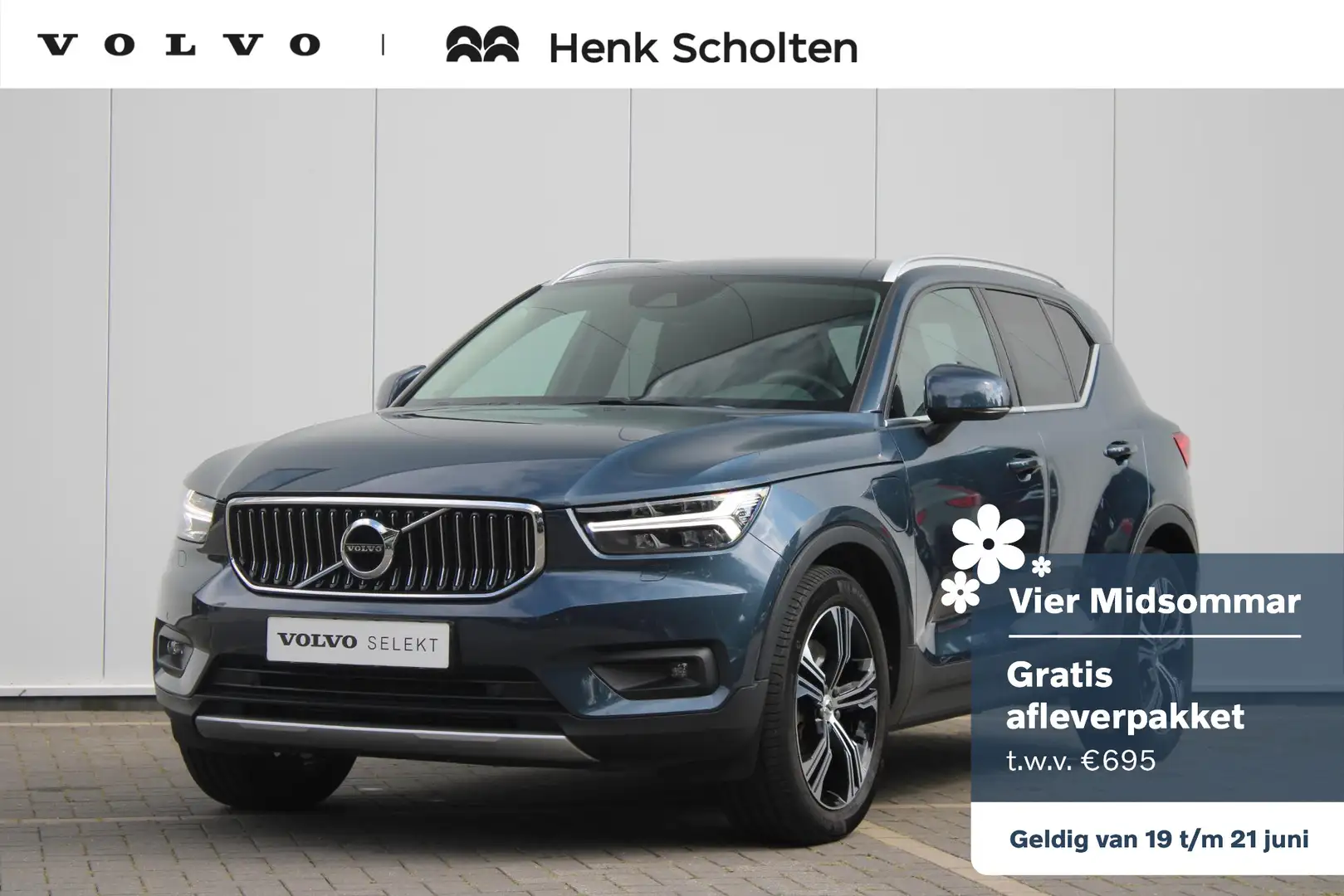 Volvo XC40 T5 263PK AUT7 Recharge Inscription | Adaptive Crui Bleu - 1