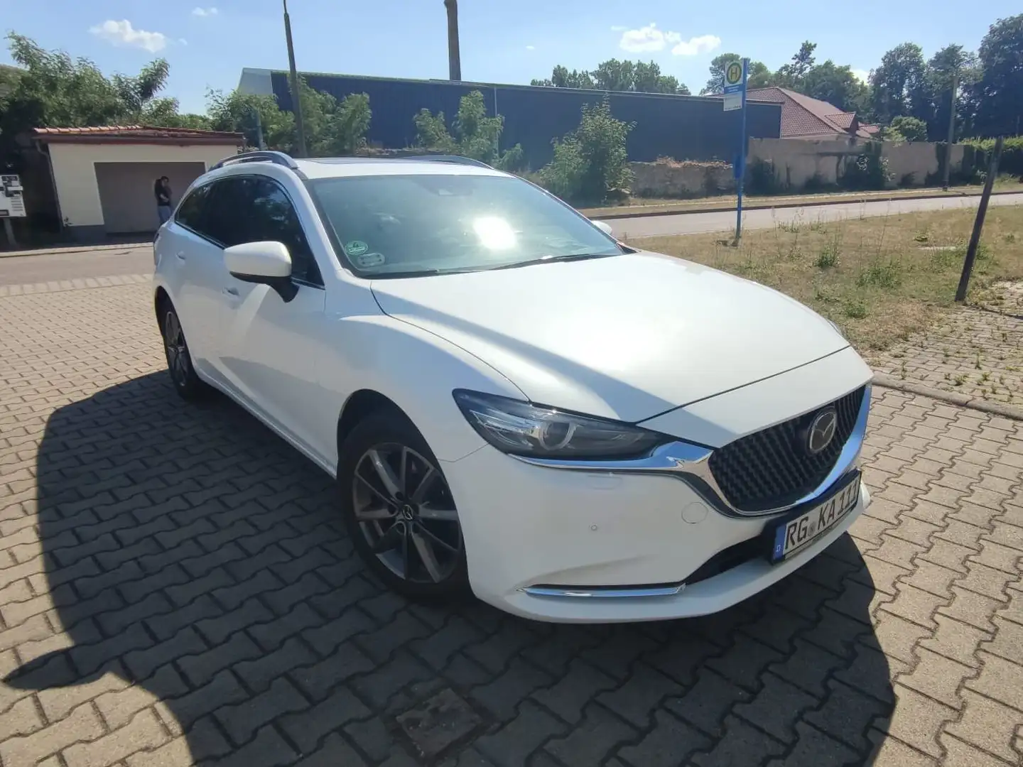 Mazda 6 6 Kombi SKYACTIV-D 184 Drive i-ELOOP Sports-Line Bianco - 2