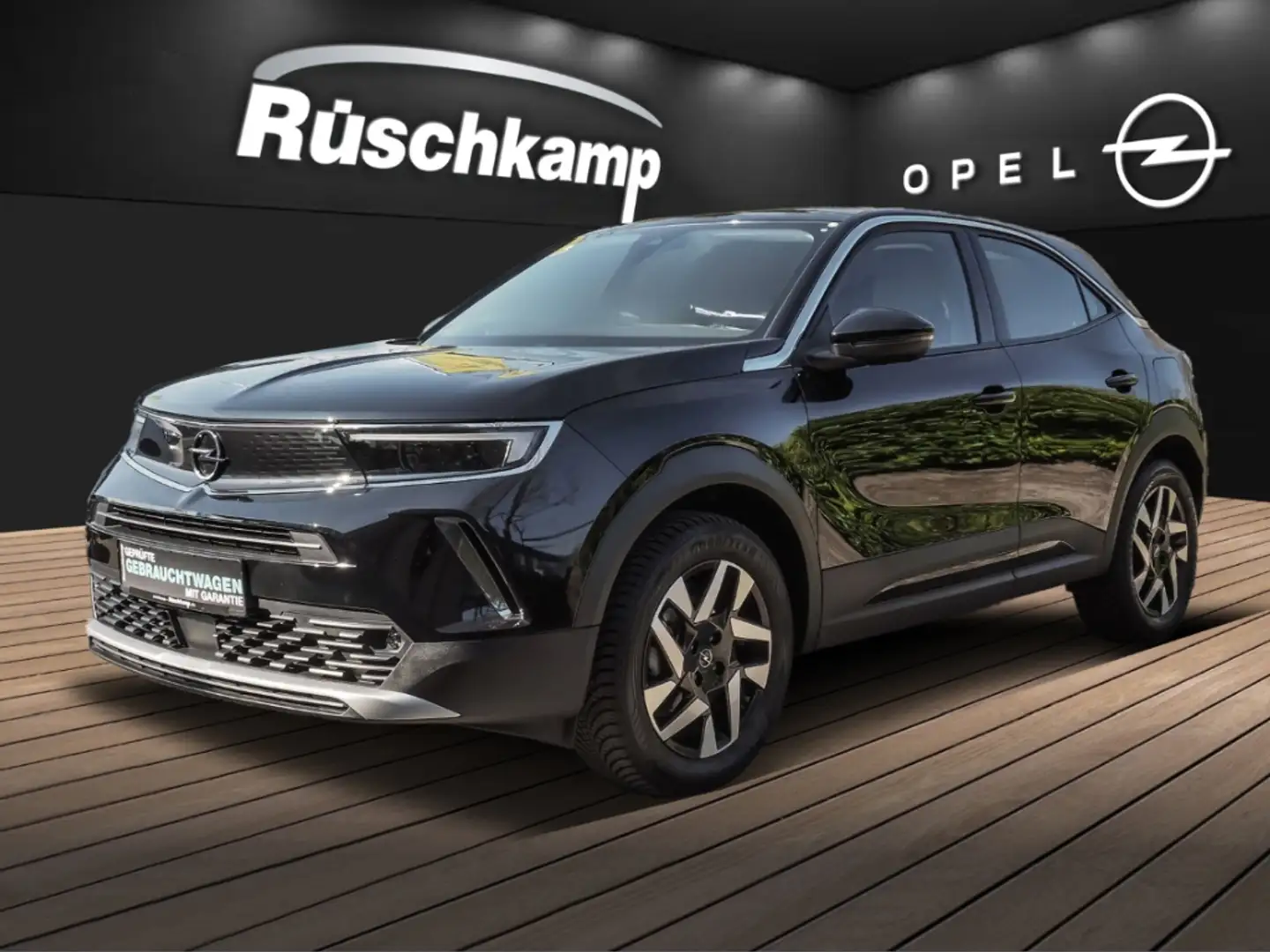 Opel Mokka Elegance 1.2 Voll-LED RückKam Winterpaket PDC Allw Zwart - 1