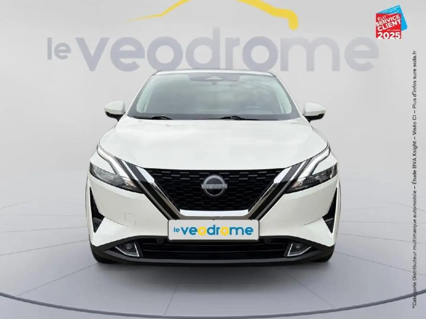 Nissan Qashqai 1.3 Mild Hybrid 158ch N-Connecta Xtronic 2022 Sieges chauf GPS Camera Blanc - 2