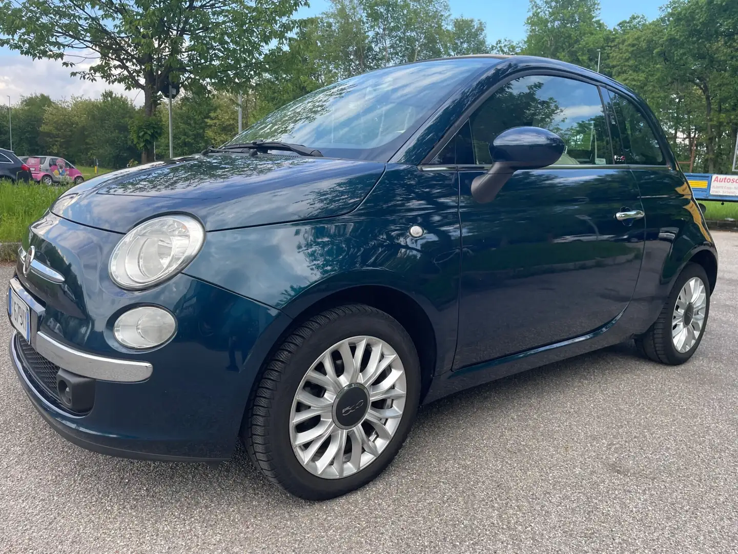 Fiat 500 C 1.2 Lounge*Cabrio*Neopatentati*Cerchi* Blu/Azzurro - 2