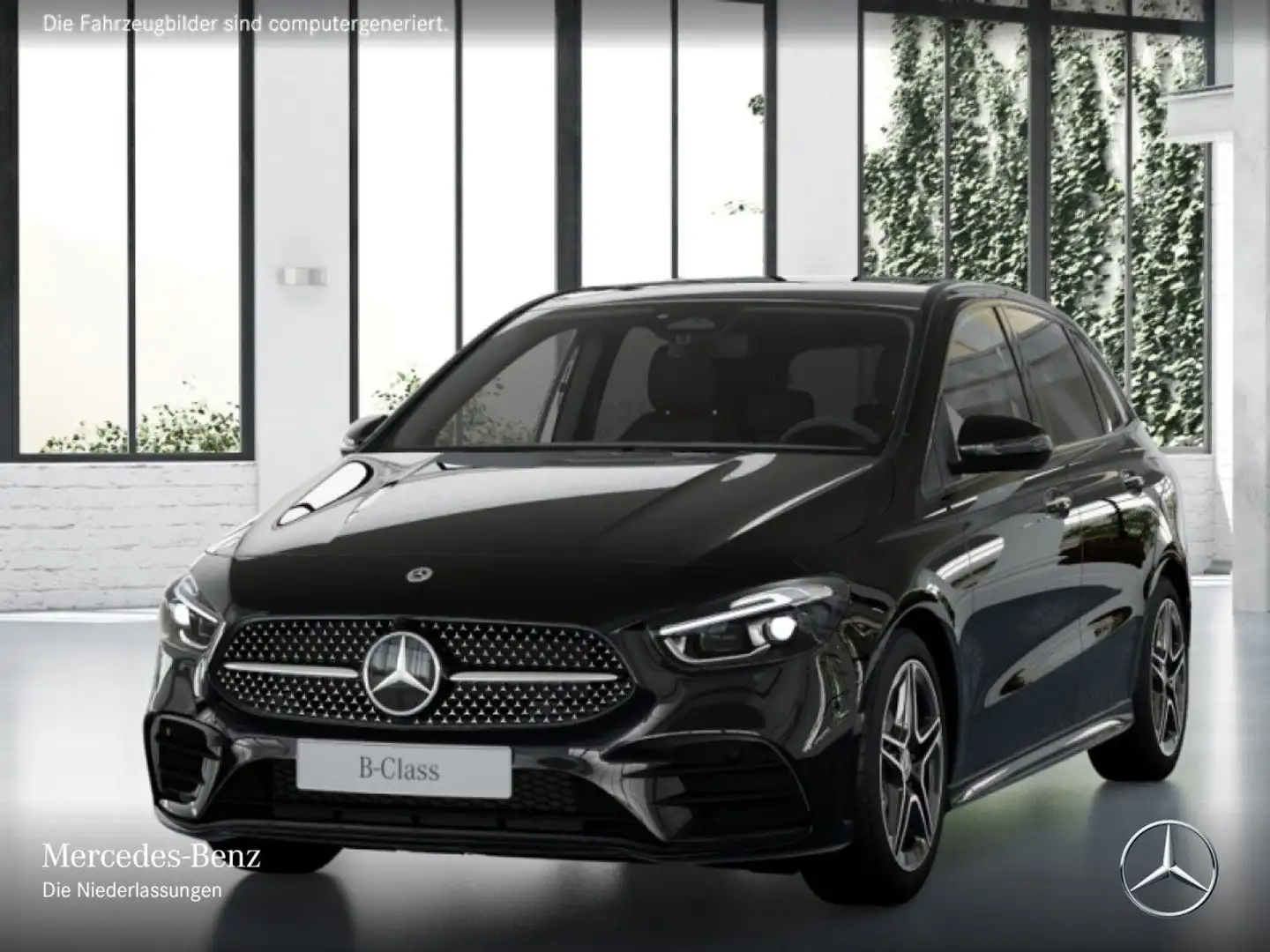 Mercedes-Benz B 200 AMG+NIGHT+PANO+360°+AHK+MULTIBEAM+TOTW+7G Schwarz - 2
