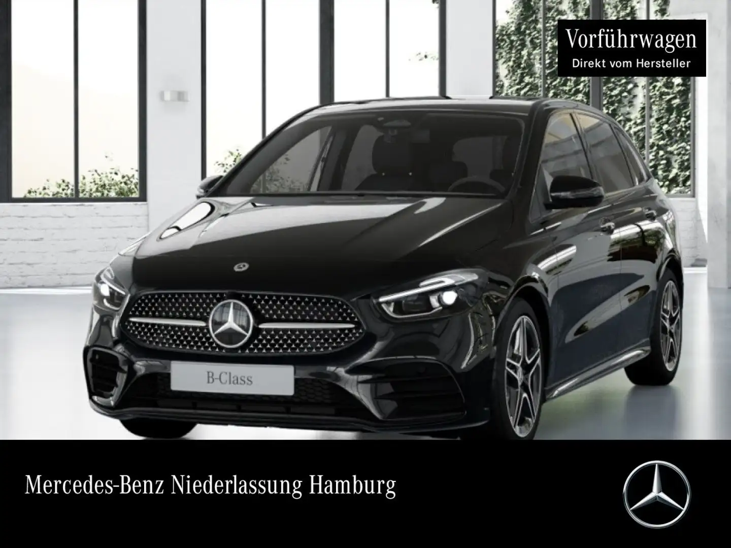 Mercedes-Benz B 200 AMG+NIGHT+PANO+360°+AHK+MULTIBEAM+TOTW+7G Schwarz - 1