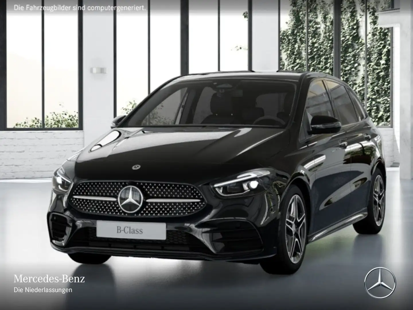 Mercedes-Benz B 200 AMG+NIGHT+PANO+360°+AHK+MULTIBEAM+TOTW+7G Schwarz - 2