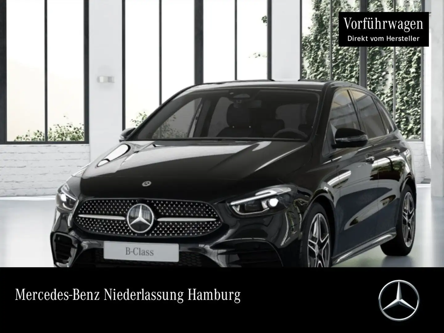 Mercedes-Benz B 200 AMG+NIGHT+PANO+360°+AHK+MULTIBEAM+TOTW+7G Schwarz - 1