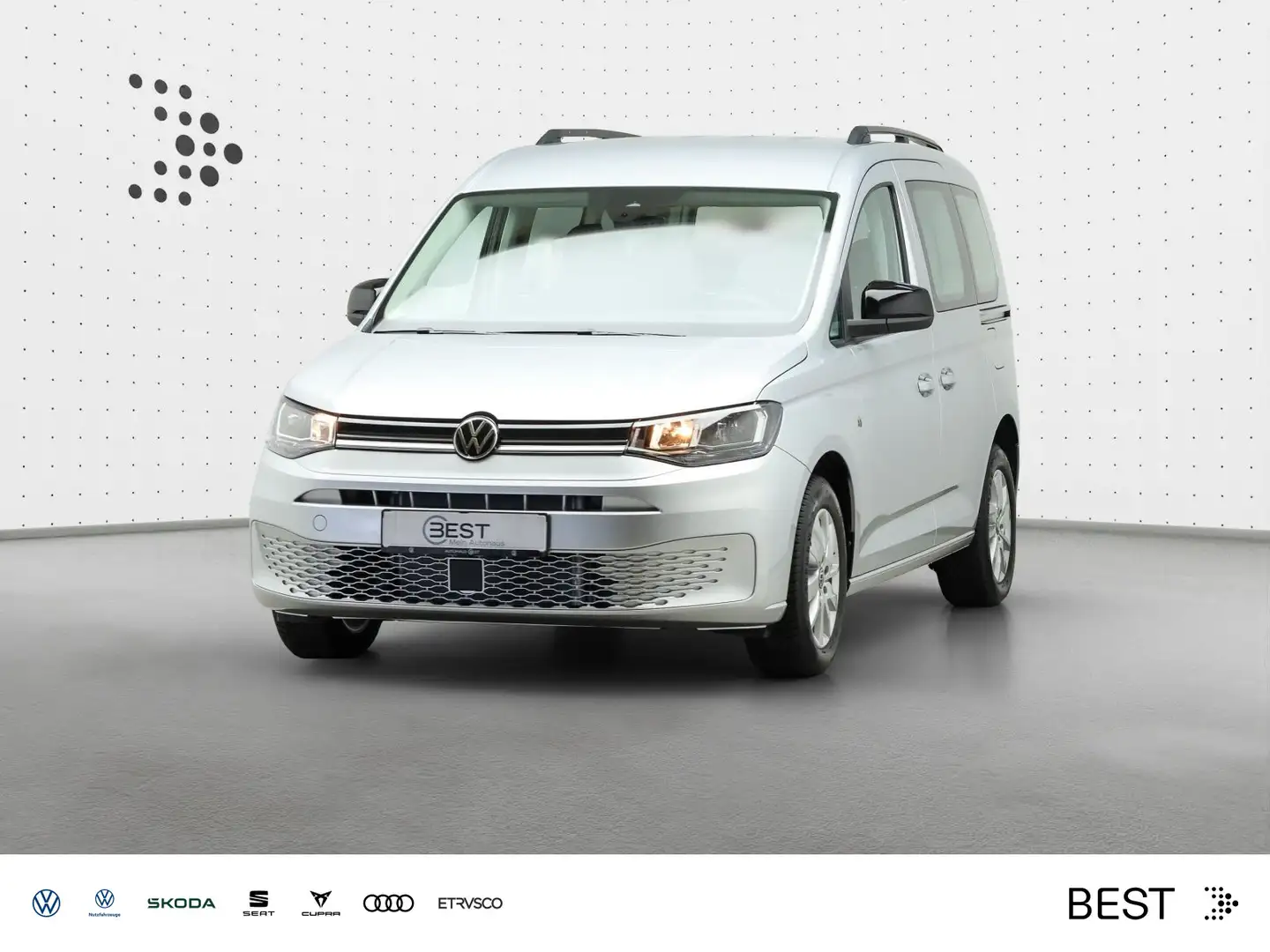 Volkswagen Caddy Life 5-Sitzer 1.5 TSI *NAVI*PDC*GRA* Silber - 1
