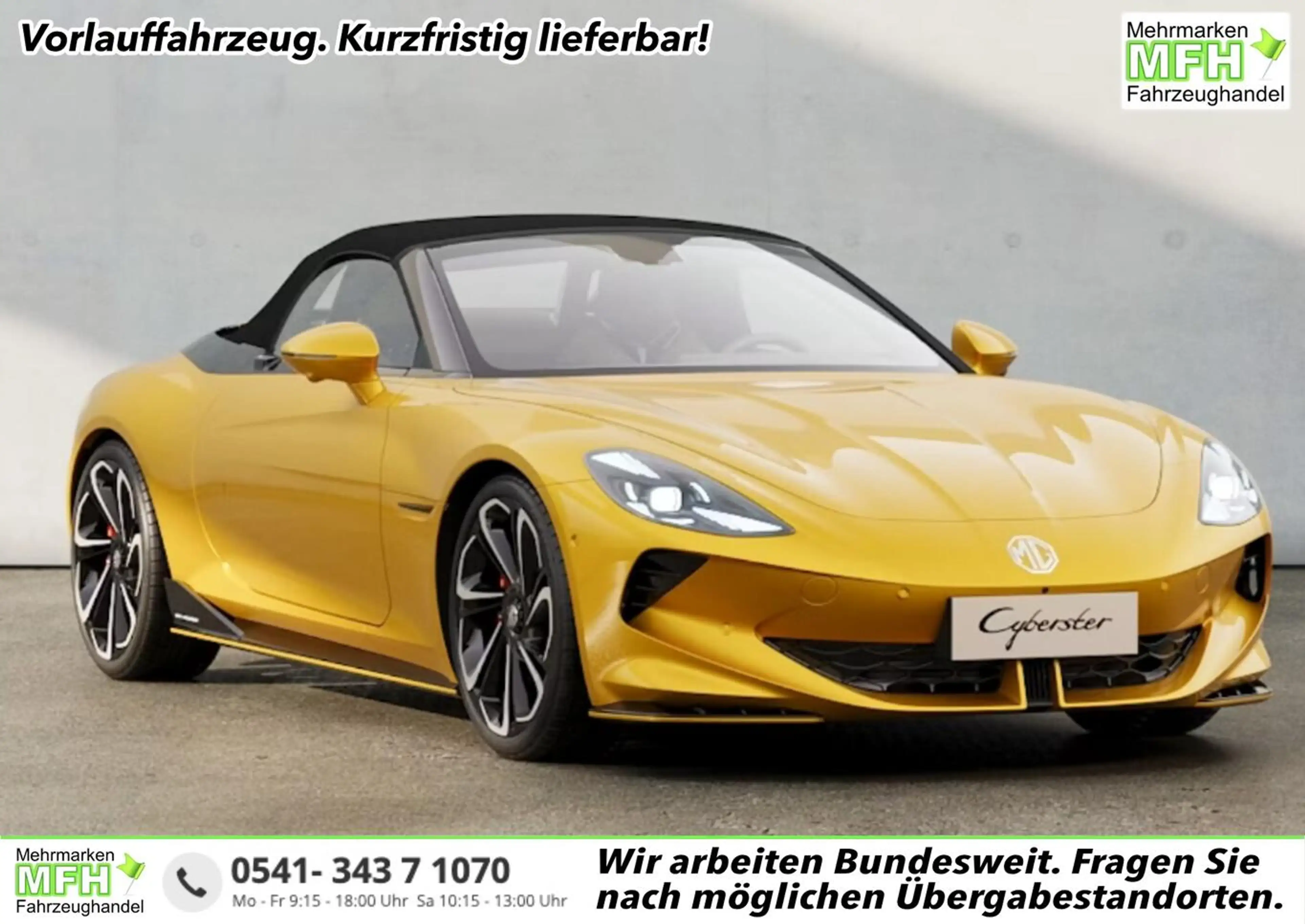 MG Cyberster XPOWER (Dual Motor)  77kWh AWD ACC Bose 360° SH...