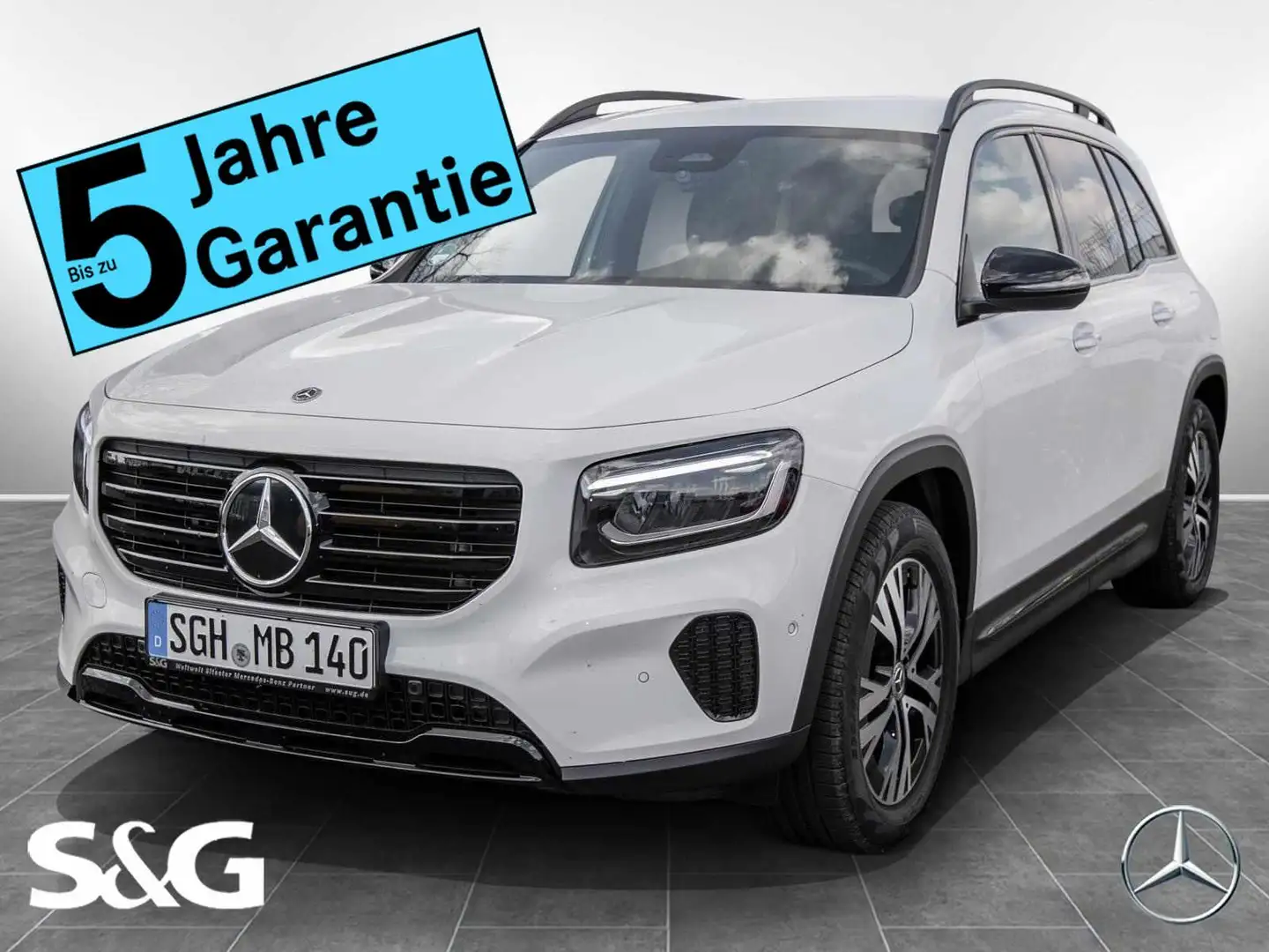 Mercedes-Benz GLB 200 PROGRESSIVE MBUX+RüKam+AHK+LED+Totwinkel Weiß - 1