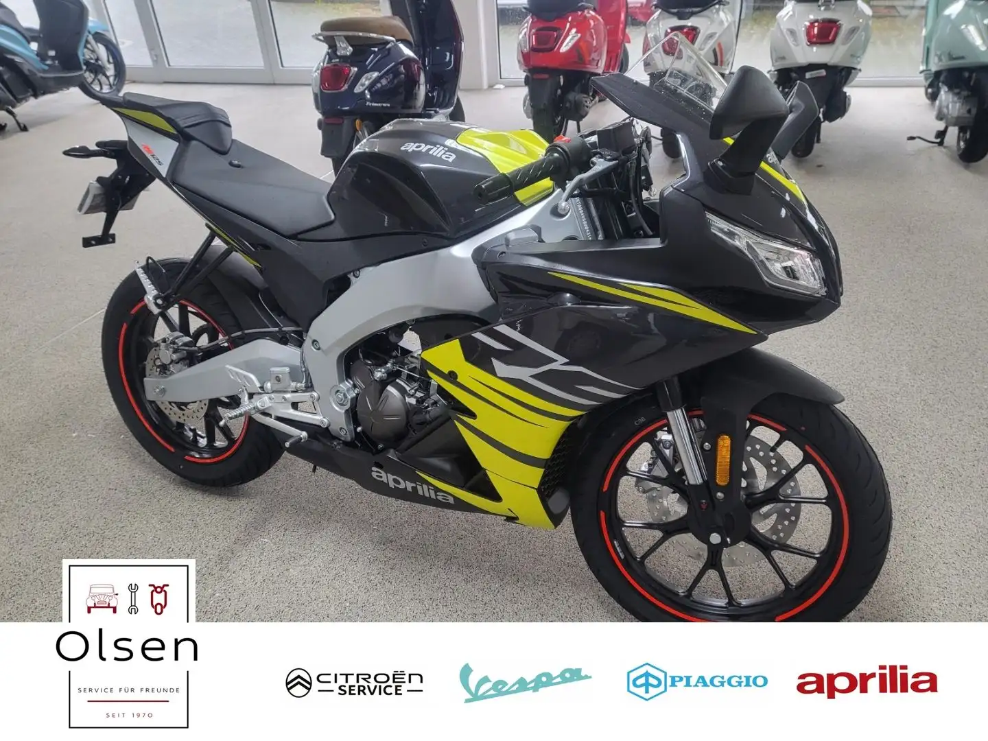 Aprilia RS 125 E5 + Cyanide Yellow Geel - 1