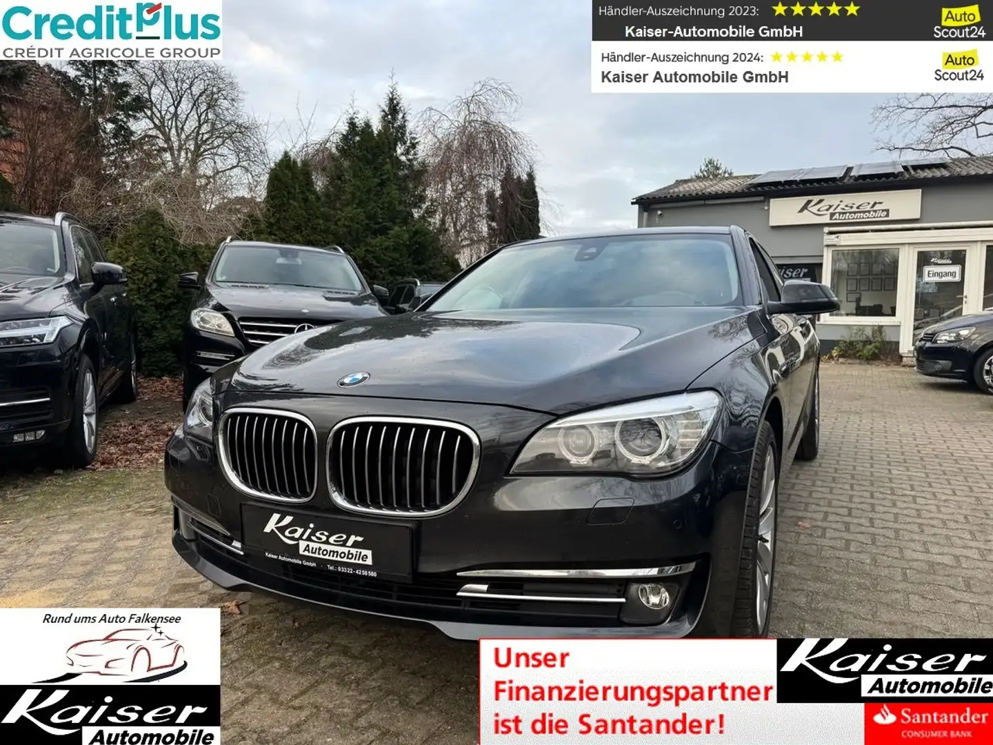 BMW 740 d xDrive-Edition Exclusive-Top Extras-Top Zustand Grau - 1