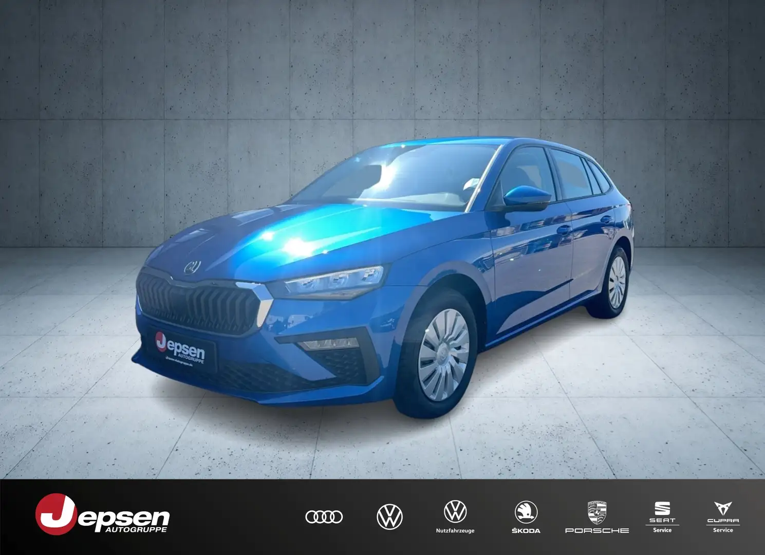 Skoda Scala Essence 1,0 TSI DSG KLIMA/FSE/SMARTLINK Blau - 1