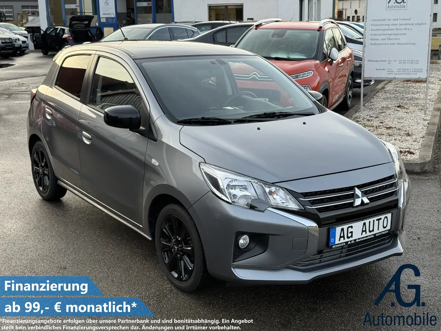 Mitsubishi Space Star Spirit+ Black Navi Klima TÜV+Service NEU Gri - 1