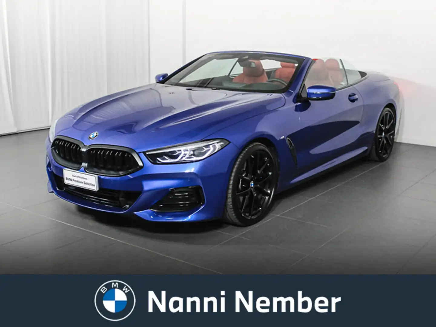 BMW 840 840d 48V xDrive Cabrio Blu/Azzurro - 1