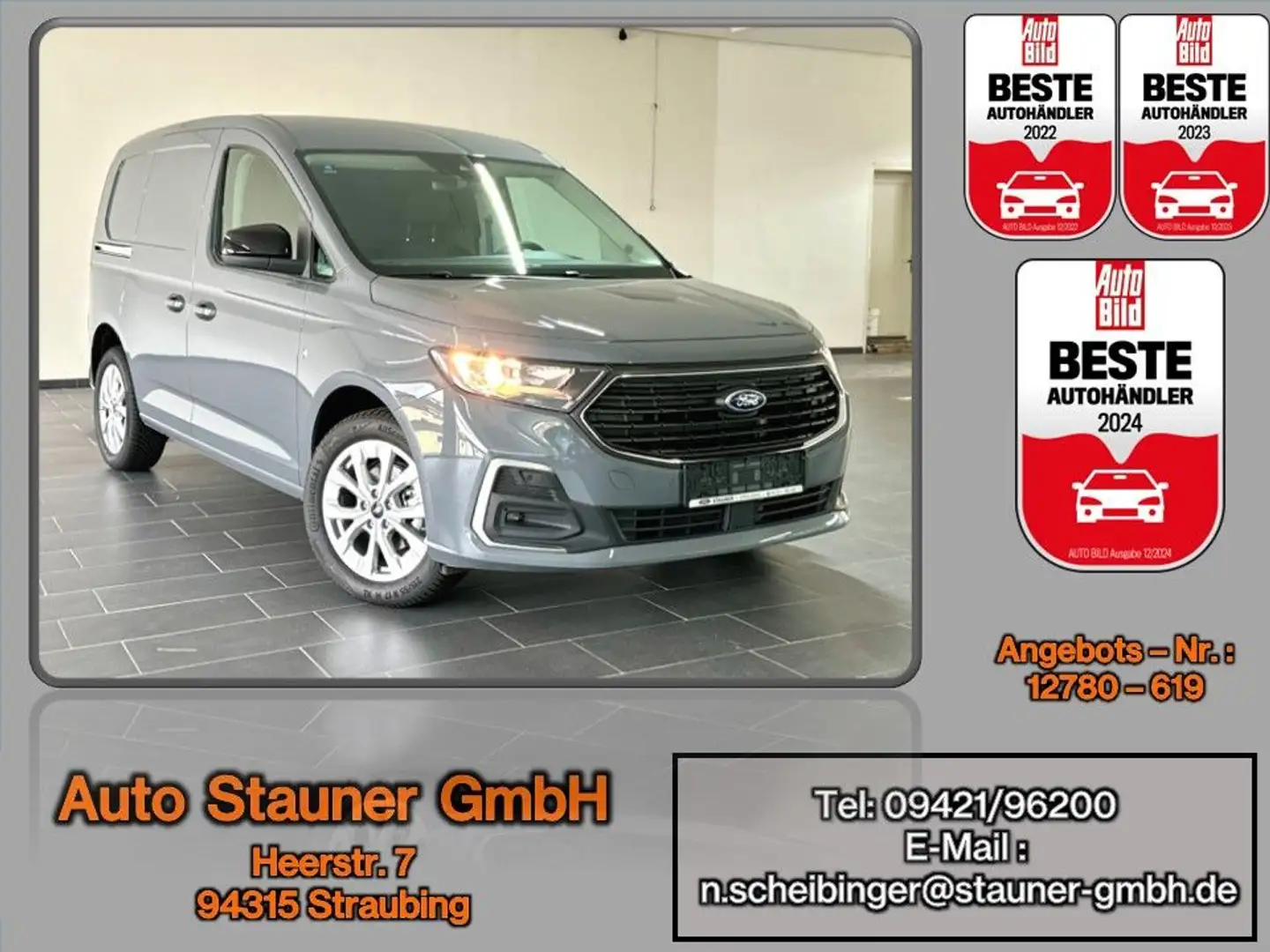 Ford Transit Connect 2.0 EcoBlue Limited *AHK*NAVI* Grau - 1