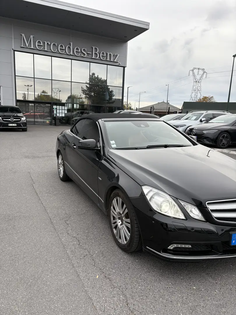 Mercedes-Benz E 350 Classe E Cabriolet 350 CDI BlueEfficiency Executive A Noir - 2