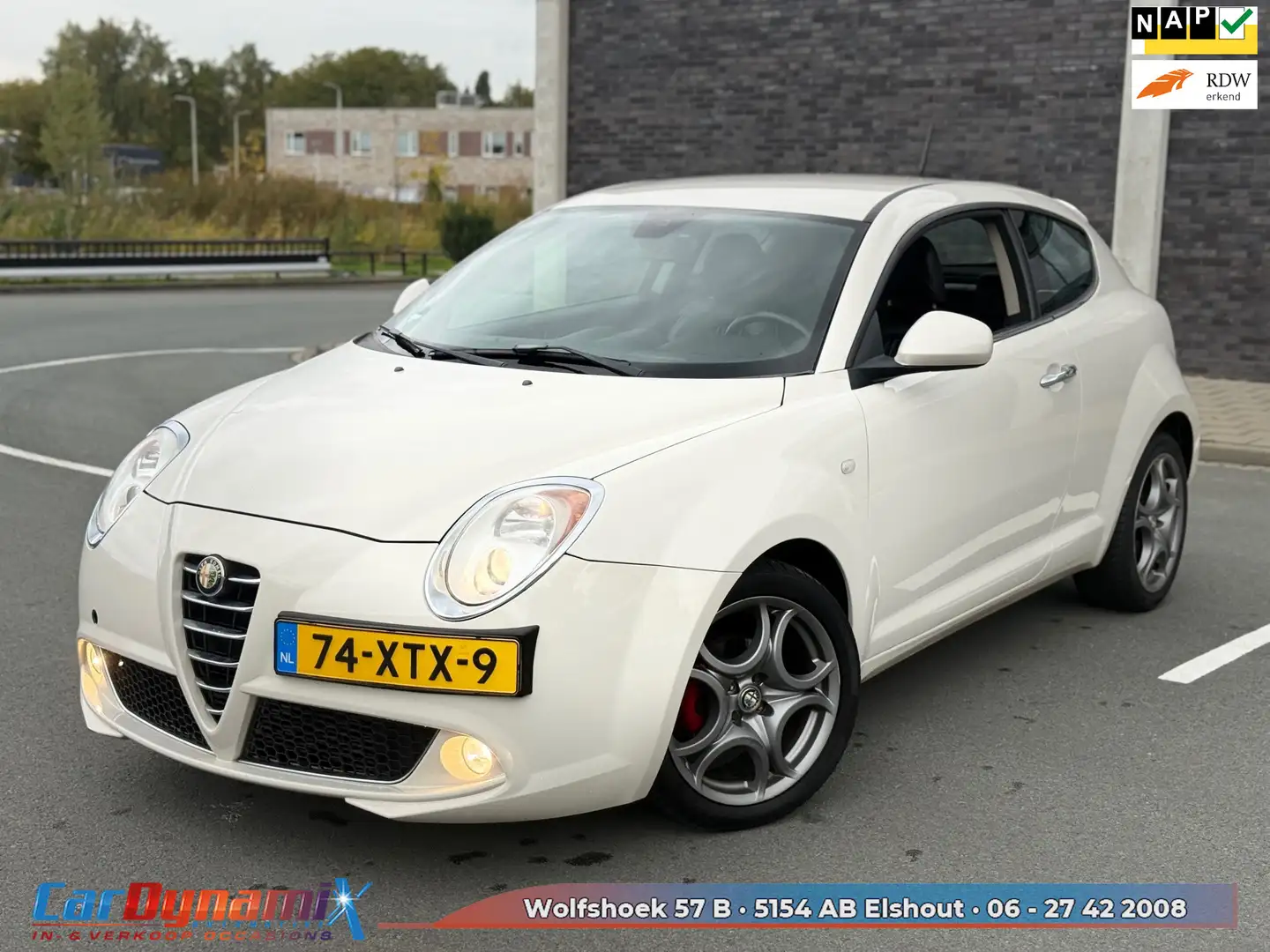 Alfa Romeo MiTo 0.9 TwinAir Distinctive // Climate // APK Nw // LM Wit - 1
