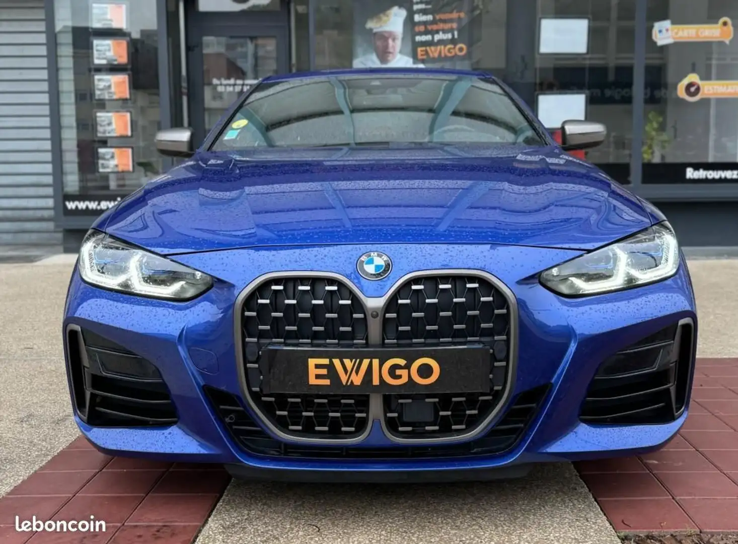 BMW 440 Coupé M440D (G22) 340CH xDrive 1er main Harman Kar Bleu - 2