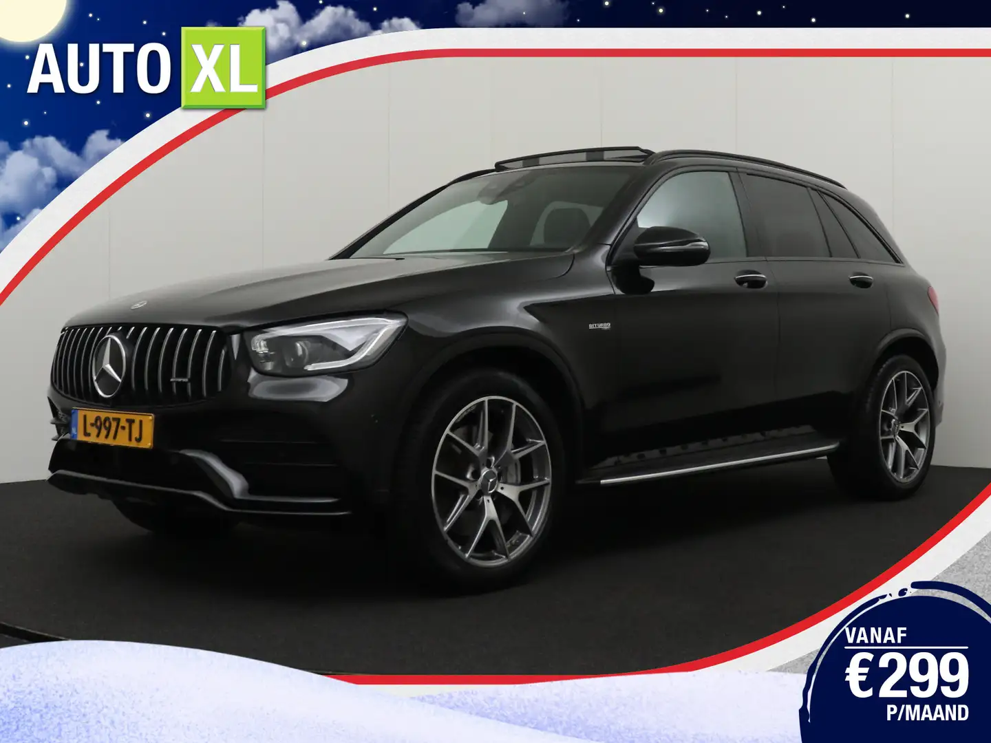 Mercedes-Benz GLC 43 AMG 4MATIC Premium Plus Elektr. Trekhaak Pano-dak Burm Zwart - 1