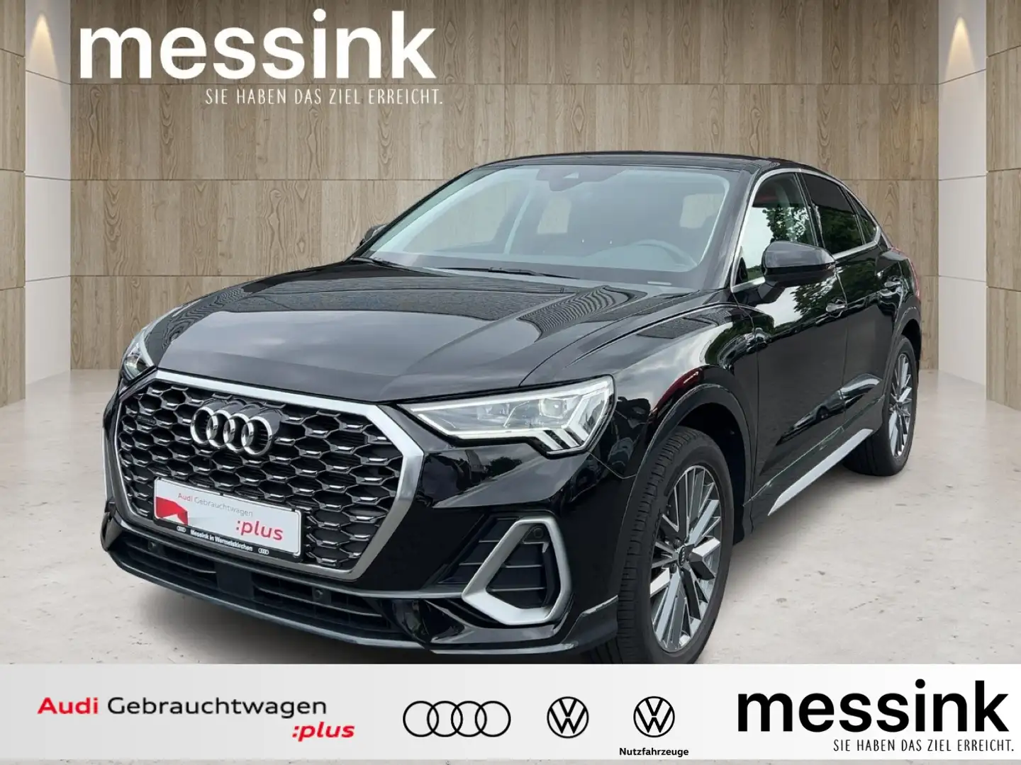 Audi Q3 Sportback 40 TFSI quattro S line *Navi*LED*SHZ*2-Z Czarny - 1