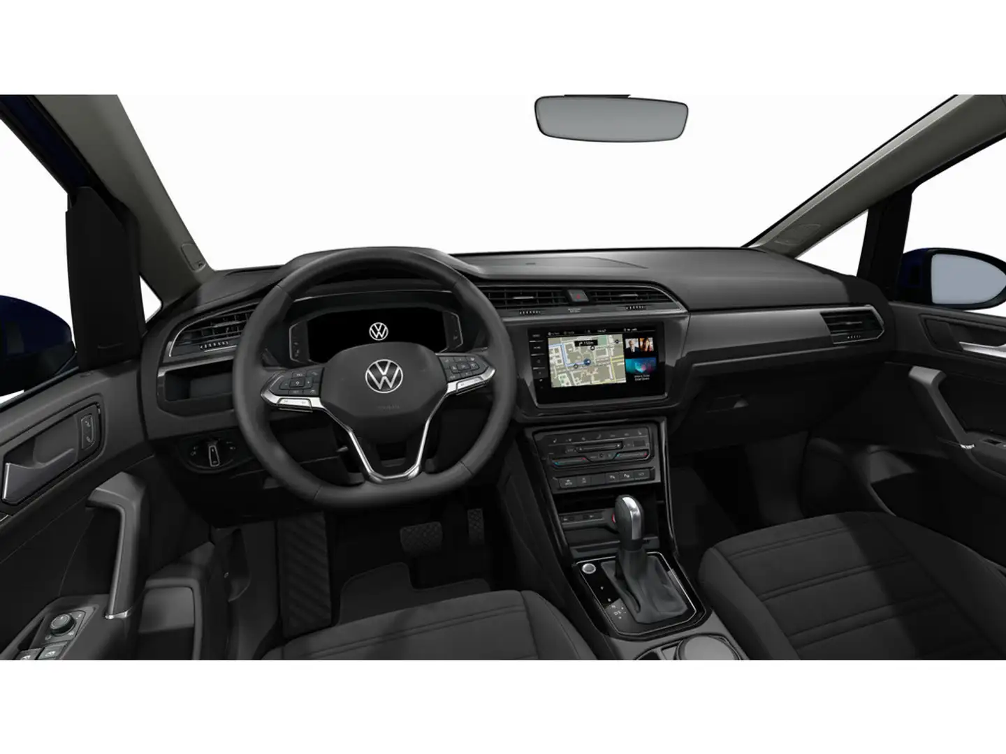 Volkswagen Touran 2.0TDI DSG Highline AHK Blau - 2