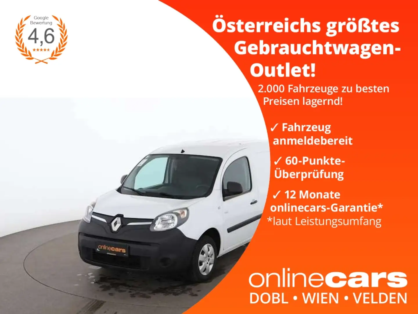 Renault Kangoo Z.E. 33kWh Miet-Batterie Aut KLIMA-ANLAGE Alb - 1