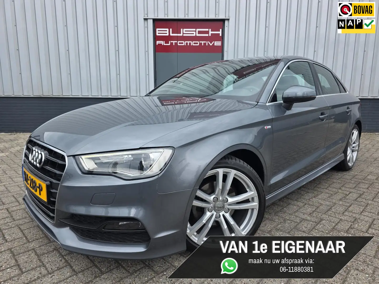 Audi A3 Limousine 1.4 TFSI CoD Adrenalin Sport 150 pk S-LI Gris - 1