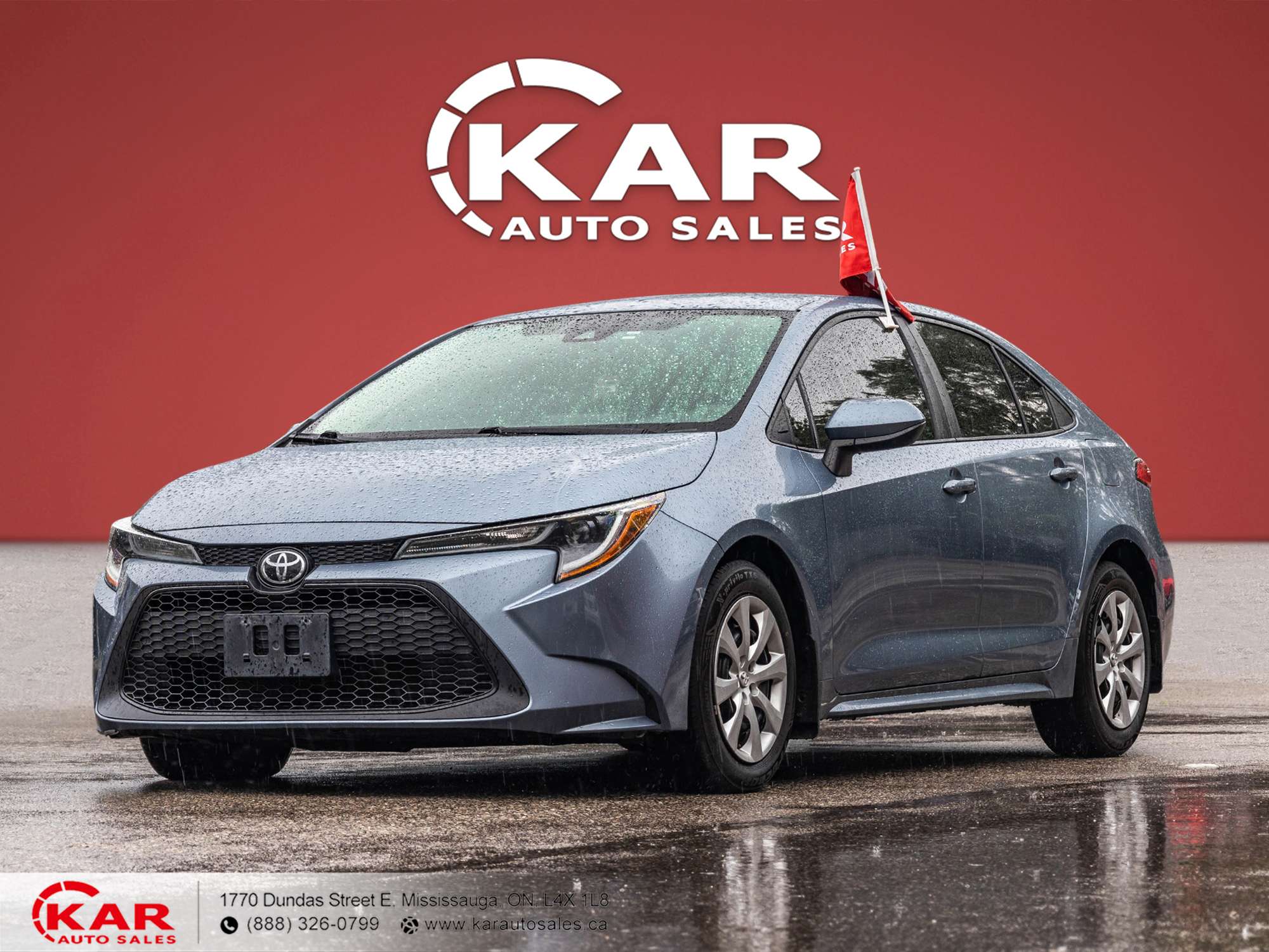 Blue 2020 Toyota Corolla Sedan Front-Wheel Drive Automatic