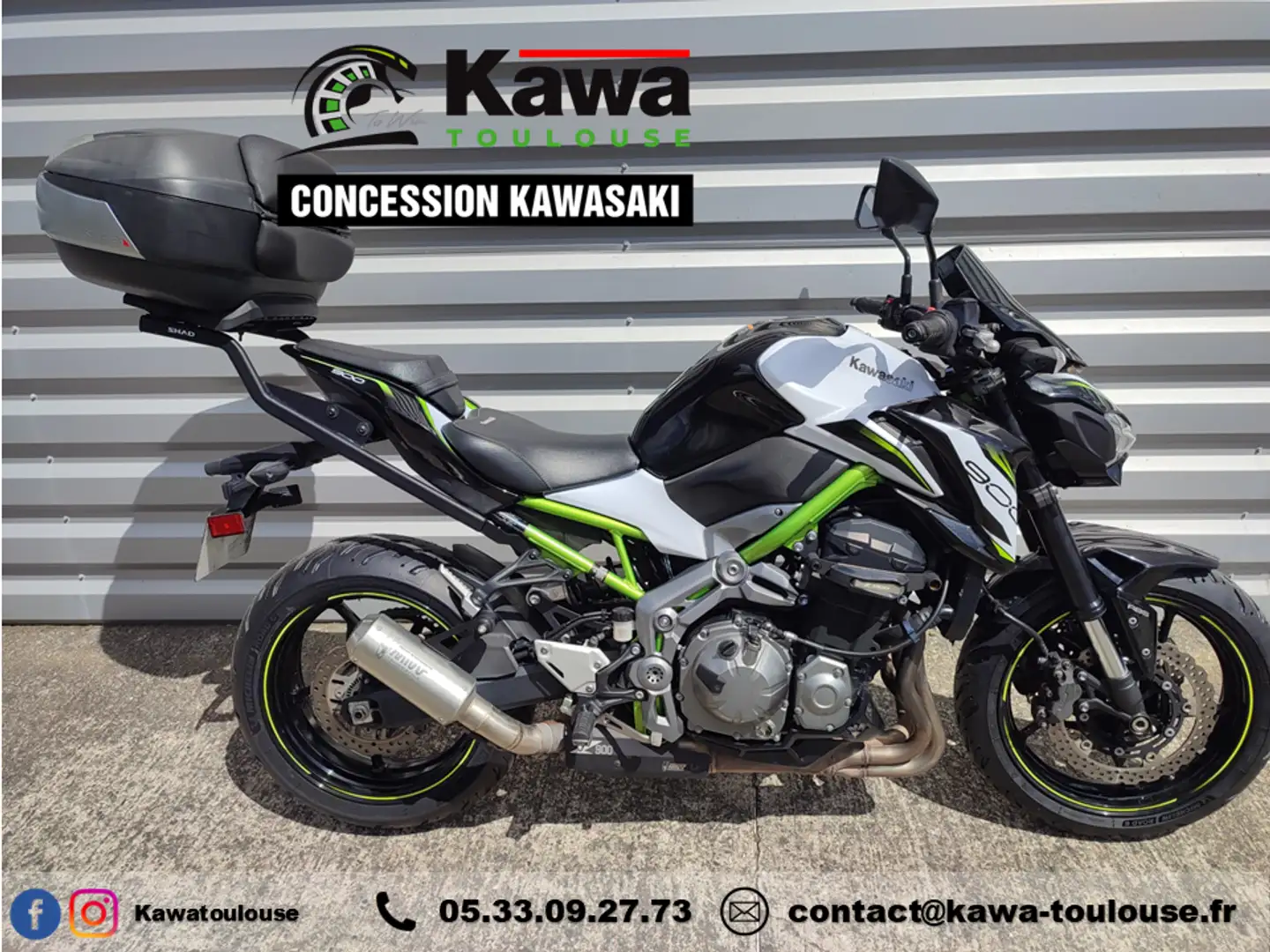 Kawasaki Z 900 Blanc - 1