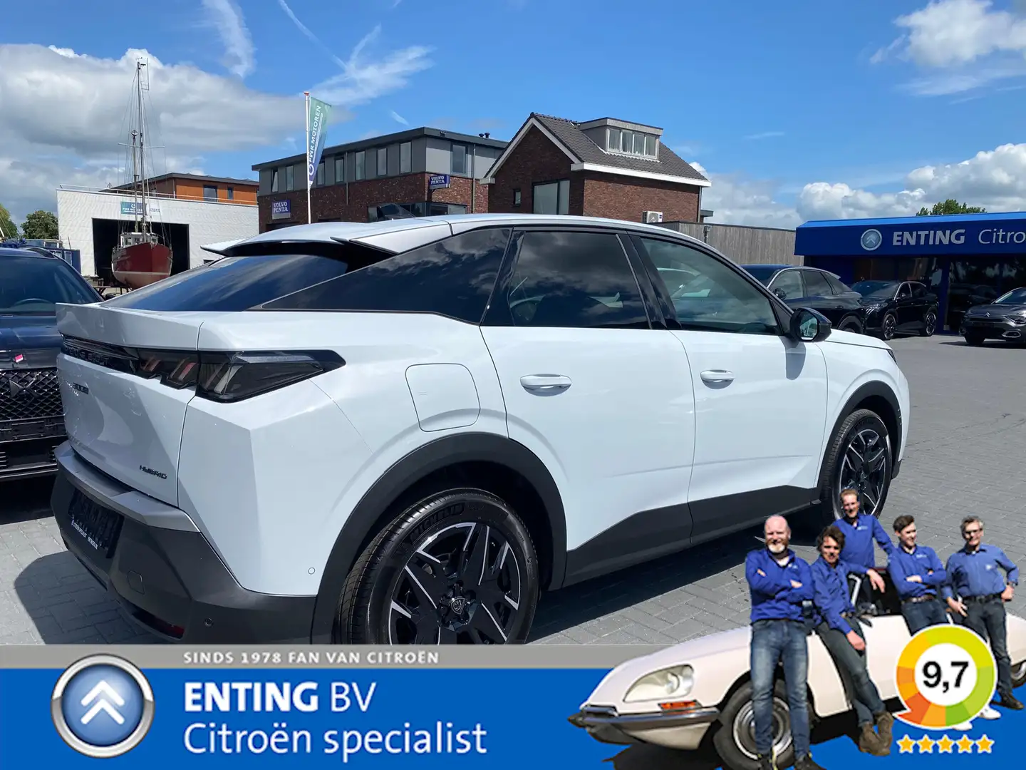 Peugeot 3008 1.2 Hybrid 145 ALLURE E-DSC-6 ADAPTIVE CRUISE AGR+ Wit - 2