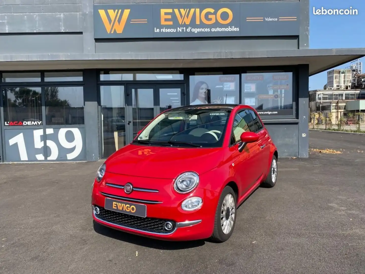 Fiat 500 1.2 70CH VIRTUAL COCKPIT GRAND ÉCRAN CARPLAY TOIT  Rouge - 1