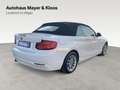 BMW 218 d Cabrio Advantage Blanc - thumbnail 6