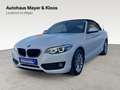 BMW 218 d Cabrio Advantage Blanc - thumbnail 9