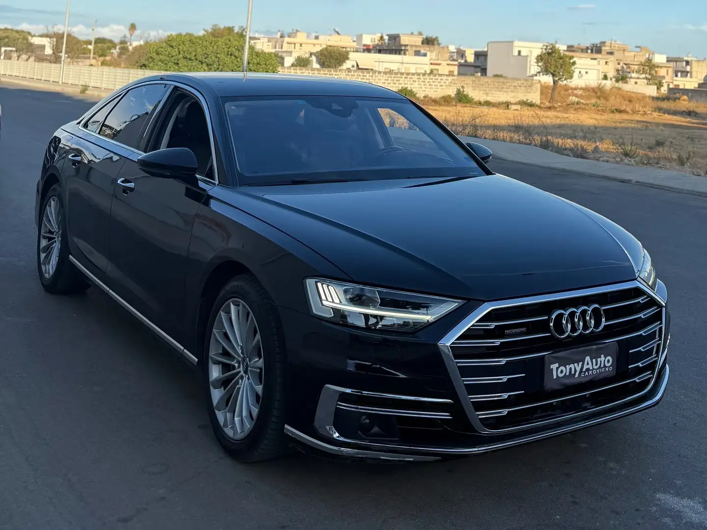 Audi A8 50TDI mhev quattro VIRTUAL,TELECAMERA.LUCI SOFFUSE Schwarz - 1