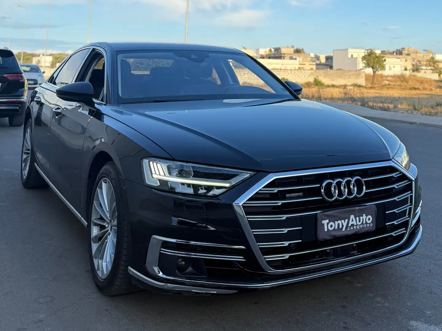 Audi A8 50TDI mhev quattro VIRTUAL,TELECAMERA.LUCI SOFFUSE Schwarz - 2
