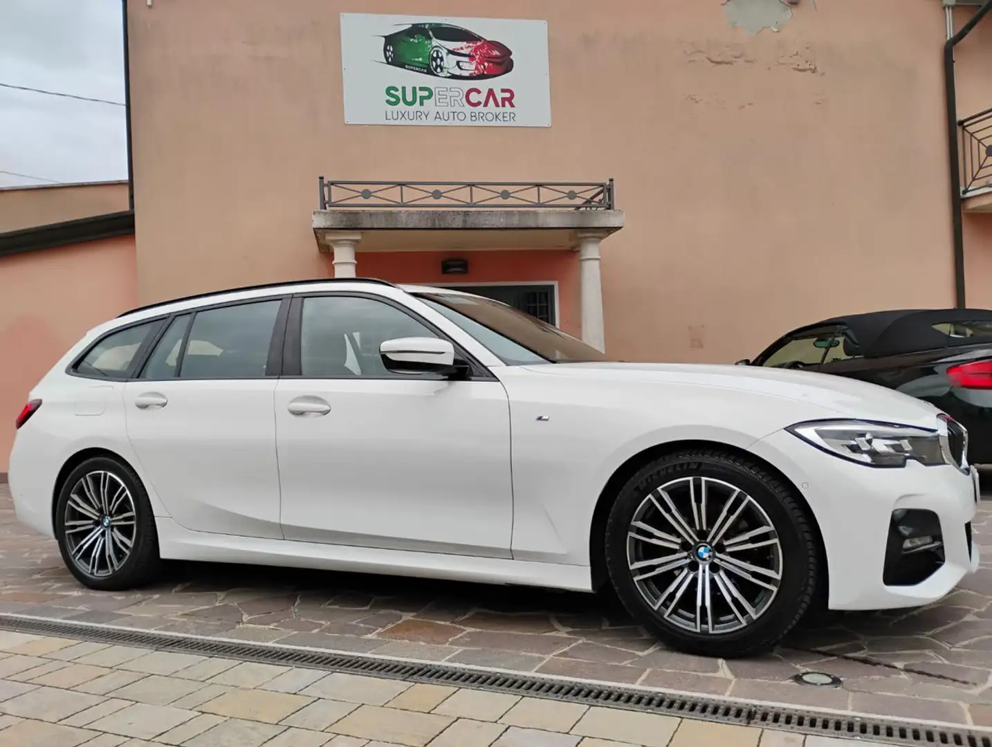 BMW 320 d 48V Touring Msport Blanc - 2