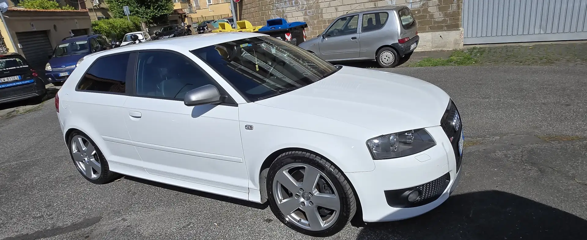 Audi S3 A3 II 2003 3p 2.0 tfsi quattro 265cv Bianco - 1