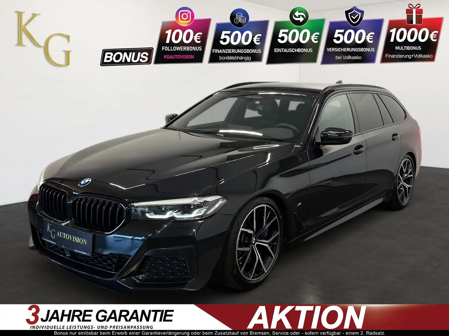 BMW 530 d xDrive M-Sport ab ca. 340€ monatlich Schwarz - 1