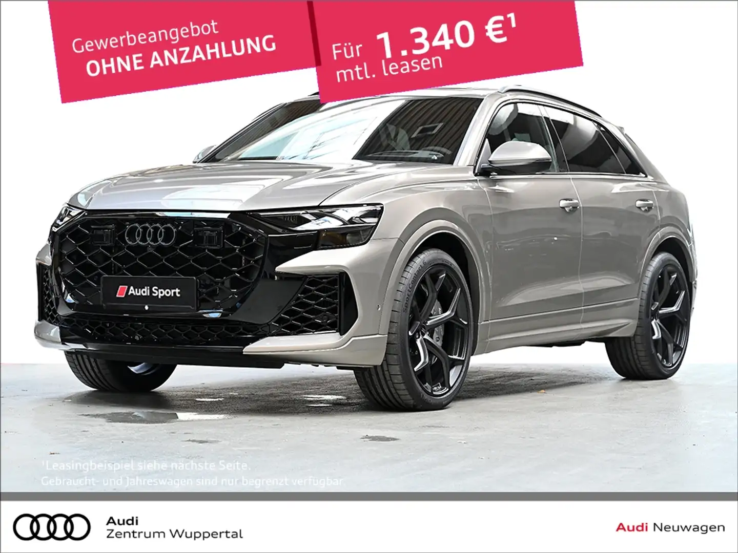Audi RS Q8 PERFORMANCE AHK PANO 360KAM. MATRIX 212.000€ UPE Beige - 1