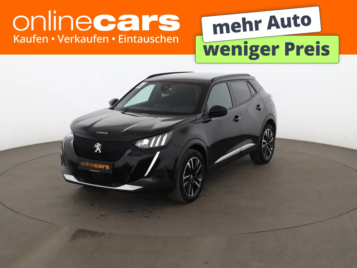 Peugeot e-2008 GT 50kWh Aut LED LEDER NAVI SITZHZG PDC Schwarz - 1