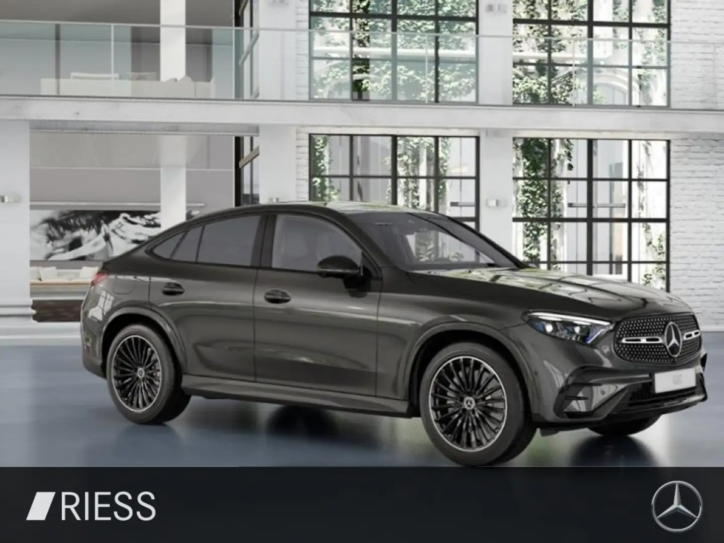 Mercedes-Benz GLC 220 d 4M AMG+AHK+Distronic+DigitalLight+360° Grijs - 2